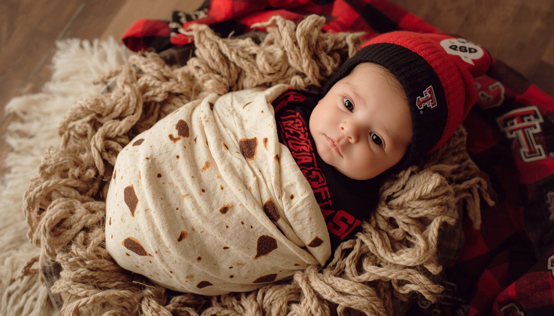 Raise the Next Generation of Texas Tech Red Raiders with a Tortilla Baby Blanket