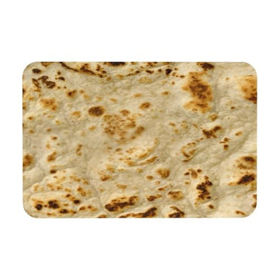 Burritos, Giant Tortilla Bathroom Carpet Mat 15.7x23.6in, Ultra Soft and Absorbent Ultra-Fine Fiber Bathroom Carpet