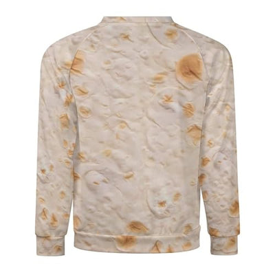 VOSERY Tortilla Sweatshirt for Men, Crewneck Mens Hoodies, Long Sleeve Pullover Sweaters Casual Tops