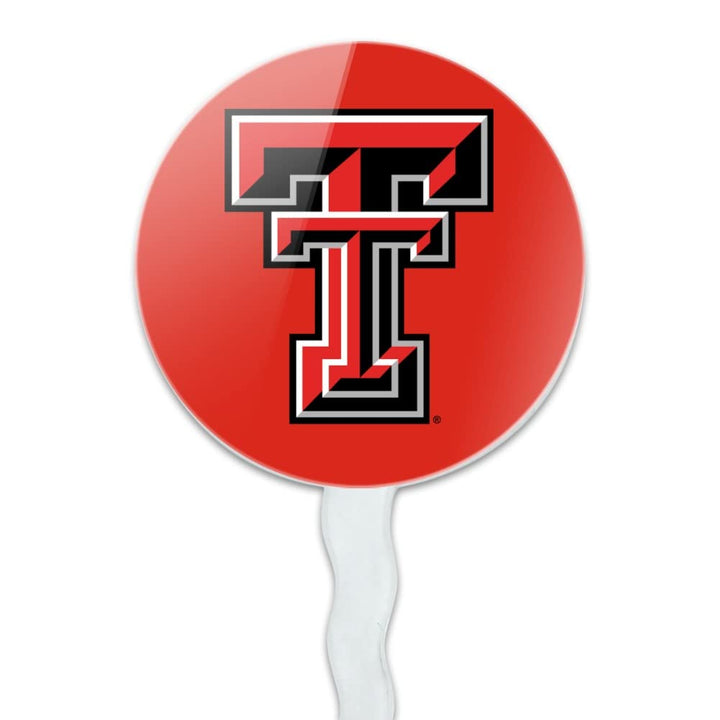 Texas Tech University Raiders Logo Cupcake Picks Toppers Decoration Set of 6