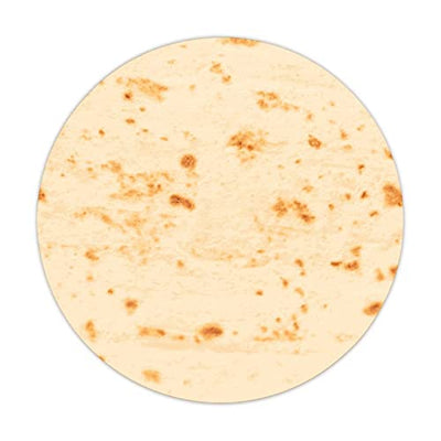 WengBeauty Tortilla Round Wood Sign Kitchen Food Hanging Sign Rustic Hanging Slate Sign Kitchen Wall Art for Bedroom Kitchen Farmhouse Office Wall Decor 12x12in