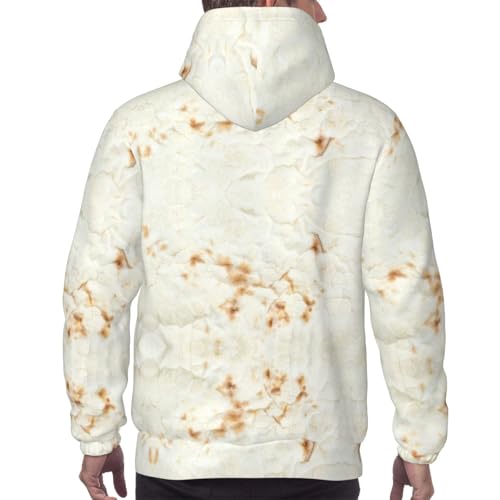 Tortilla Taco Mens Pullover Hoodies Hooded Sweatshirt With Pockets Winter Fall Sweaters