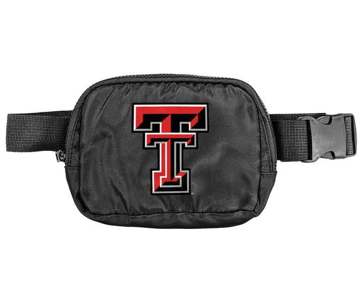 Texas Tech University Red Raiders Primary Logo Belt Bag, Crossbody Fanny Pack for Women and Men, Adjustable
