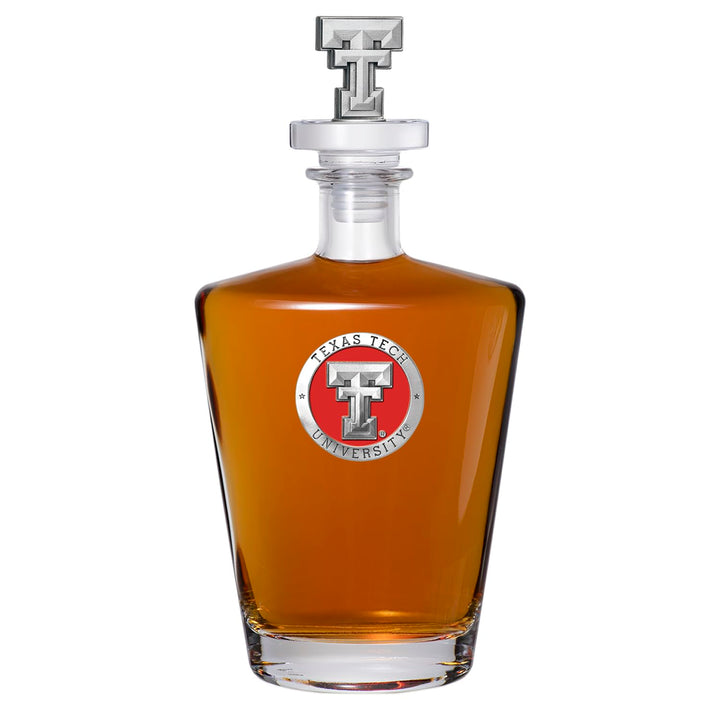 Texas Tech University Royal Decanter with 3D Stopper 30 OZ