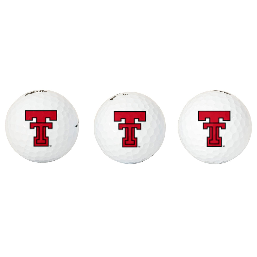 Texas Tech University Golf Balls 3 Pack – TTU Red Raiders