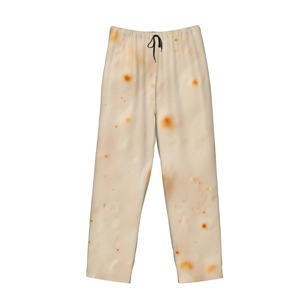 Tortilla Print Mens Pajama Sleepwear Lounge Pants For Men With Drawstring &amp; Pockets
