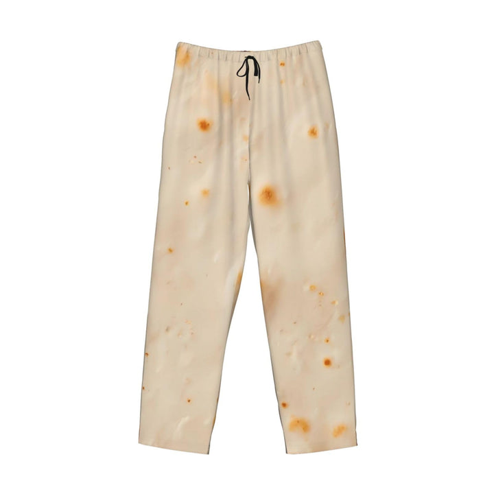 Tortilla Print Mens Pajama Sleepwear Lounge Pants For Men With Drawstring &amp; Pockets