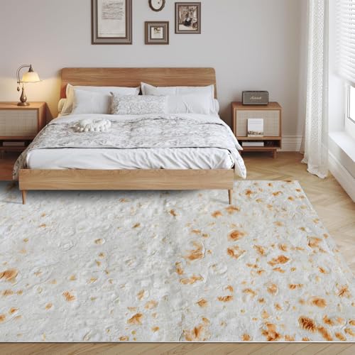 Tortilla Rug 2x3 Area Rugs for Entryway Bedroom Decor, Washable Non-Slip Door Mat Throw Rugs for Living Room Dorm