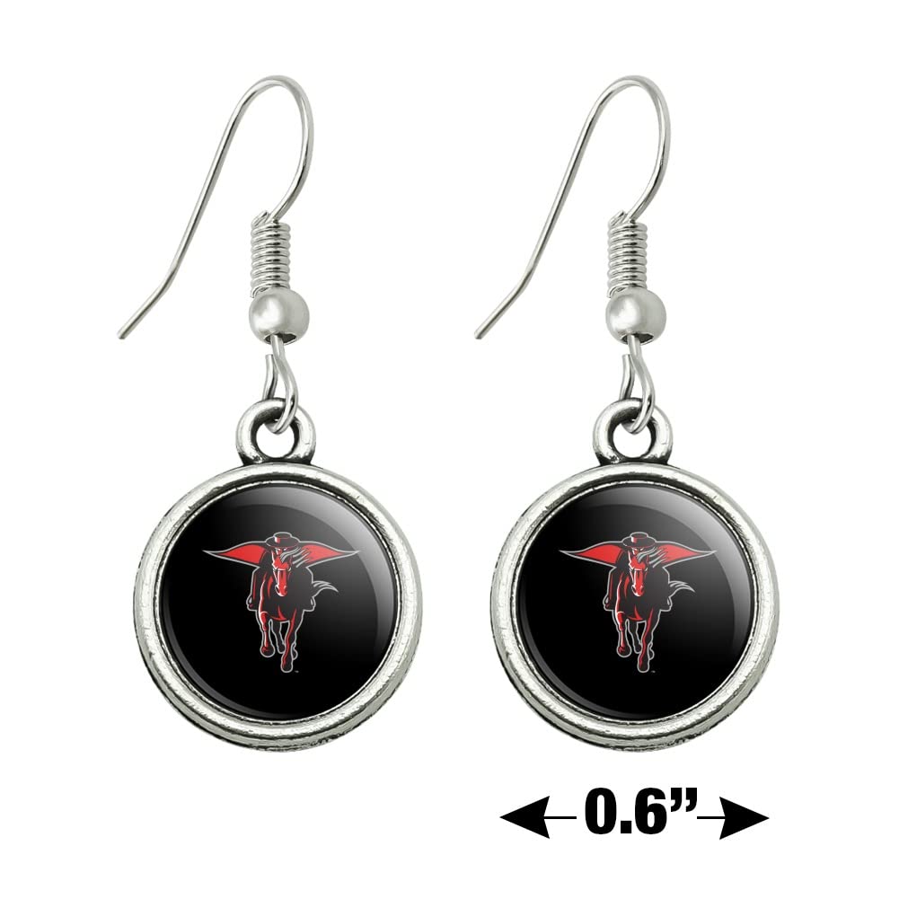 Texas Tech University Secondary Novelty Dangling Drop Charm Earrings