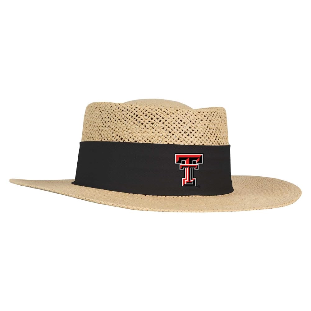 Texas Tech Red Raiders Gambler Straw Hat