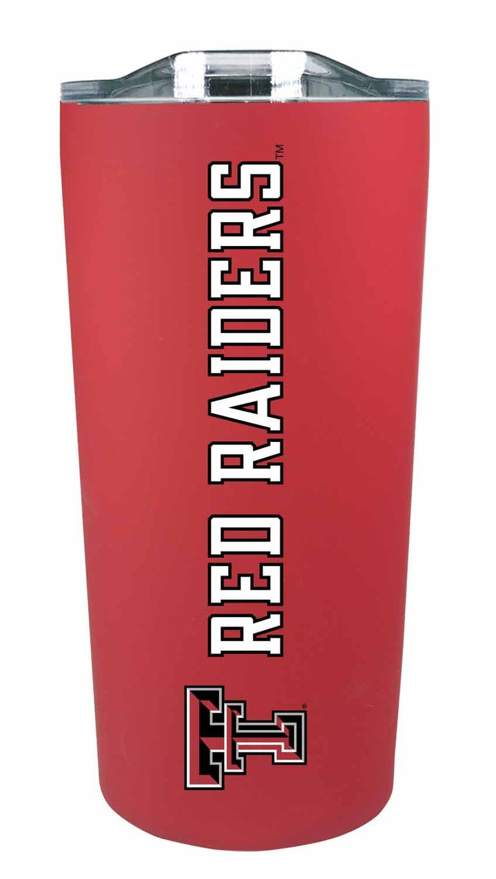 Campus Colors Texas Tech Red Raiders NCAA Tumbler - 18 oz Stainless Steel Double-Walled Insulated - Officially Licensed