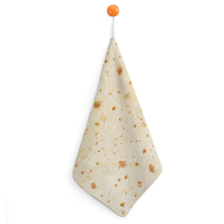 Tortilla Pattern Bathroom Microfiber Hand Towel Quick Dry Small Towel Set Bathroom and Kitchen