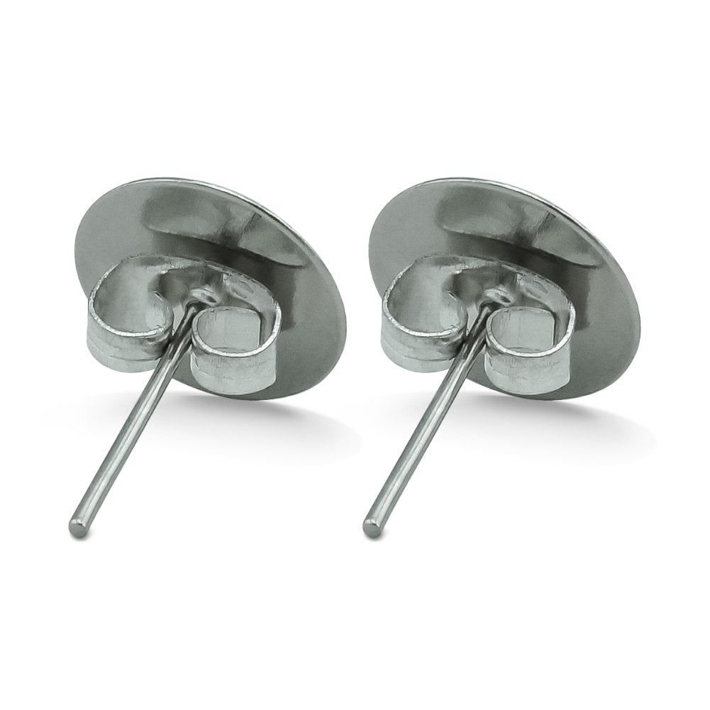 Texas Tech University Raiders Logo Novelty Silver Plated Stud Earrings