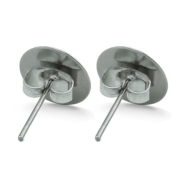 Texas Tech University Raiders Logo Novelty Silver Plated Stud Earrings
