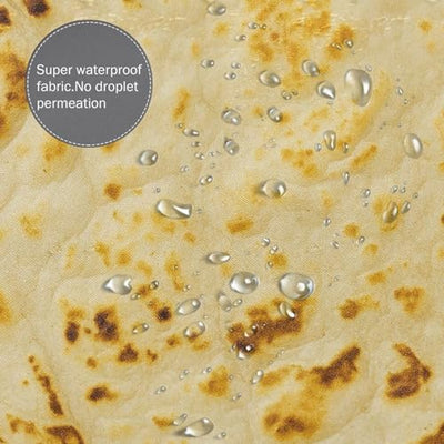 AOLBSPD Delicious Burrito Tortilla Shower Curtain Waterproof Design Basics Bathroom Decor with Hooks 72x72 in Iron