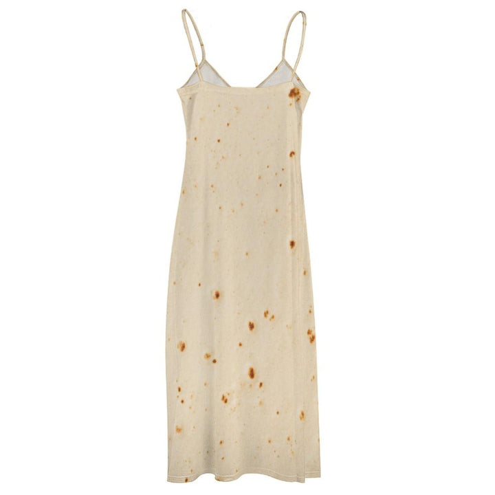 Tortilla Dresses for Women V Neck Strap Dress Sexy Sleeveless Maxi Dress Beach Clothes