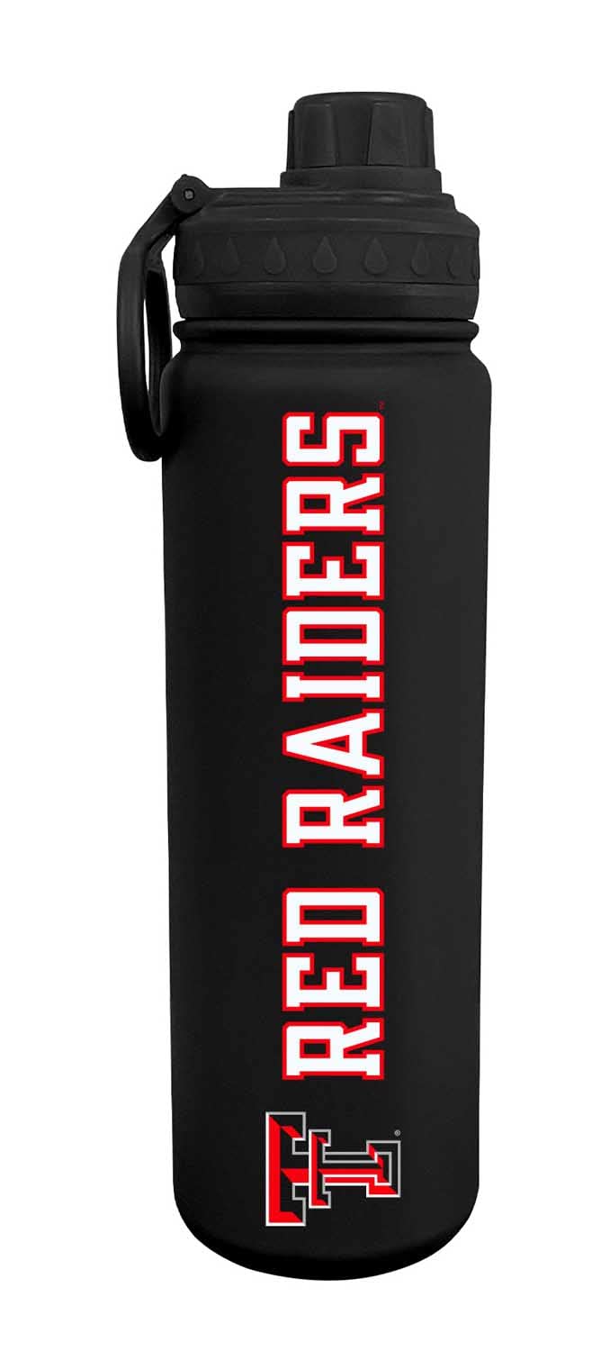Texas Tech Red Raiders Stainless Steel Water Bottle 24 oz Insulated