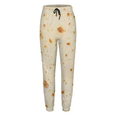 Burrito Tortilla Pattern Women's Casual Sweatpants Athletic Joggers Lounge Pants with Pockets 3XL