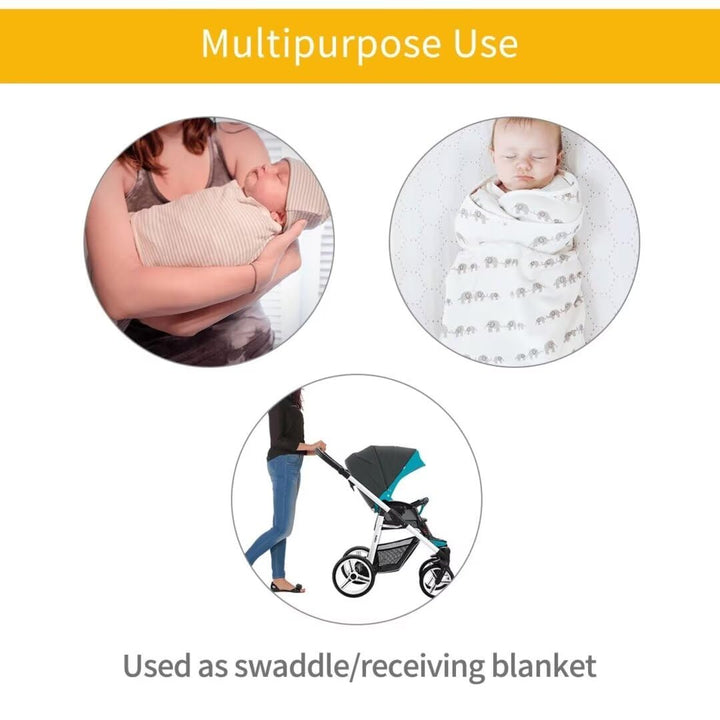 Newborn Swaddling Tortilla Blanket Beanie Hat Sets Soft Baby Receiving Soft Sleeping Bag New Born Sleep Sacks for Boys Girls