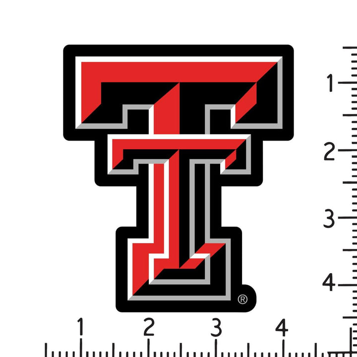 Texas Tech University Premium 4" Die Cut Vinyl Sticker Decal for Cars Trucks Auto Windows