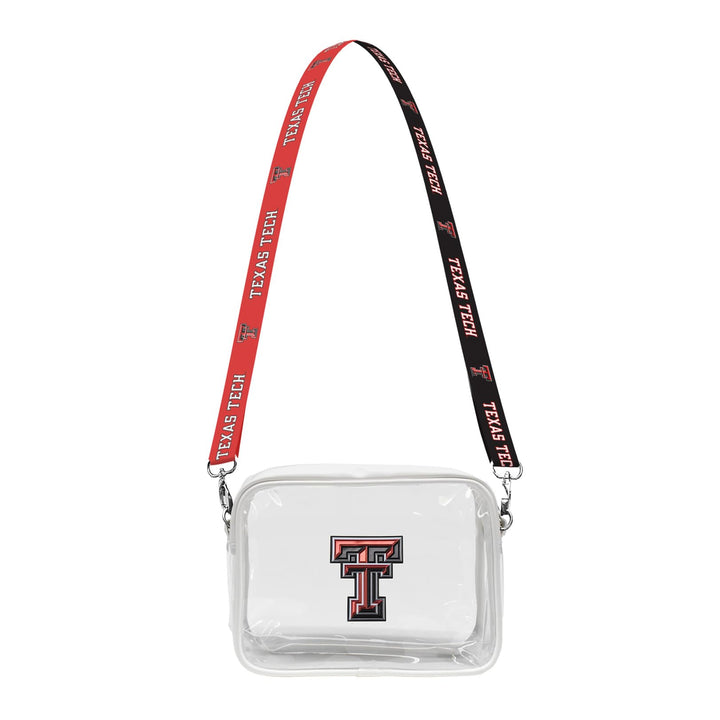 Littlearth Texas Tech Red Raiders NCAA Clear Fanny Fan Purse