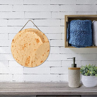 Wooden Sign Burritos Tortilla Custom Wood Sign Wood Plank Design Hanging Sign Funny Realistic Food Farmhouse Style Hanging Wooden Sign Accessories Or Rustic Kitchen Wall Art Plaque 12x12in Round