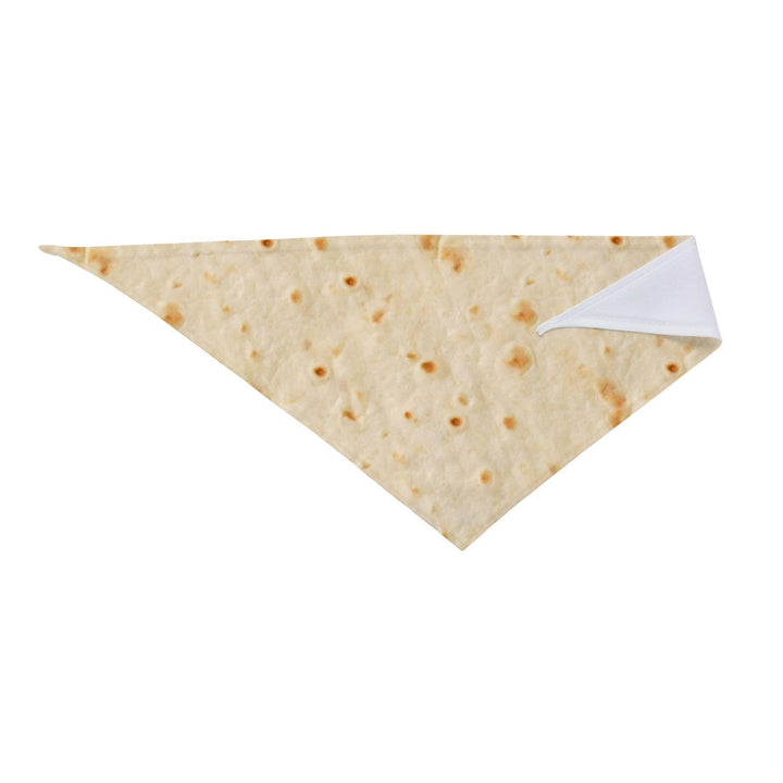 Tortilla Bandana for Dogs, Adjustable Decorative Triangular Pet Scarf for Holidays, Photos &amp; Birthday Parties