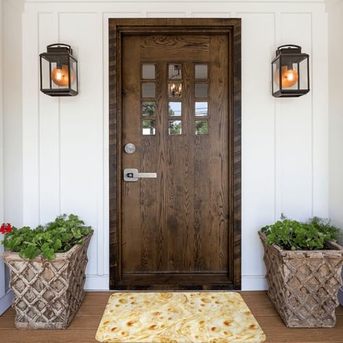 Tortilla Rugs Mat Doormat Non Slip Welcome Mat Home Decor for Outdoor Indoor 16 X 24 Inch