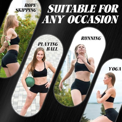 Buewutiry Seamless Workout Shorts Women - Tortilla_A Biker Gym Running Yoga Spandex Shorts for Women Black