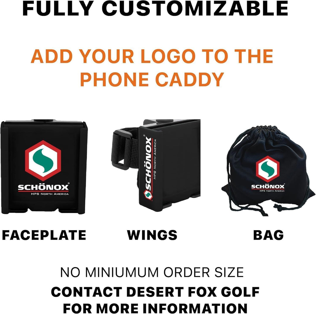 DESERT FOX GOLF Cart Phone Caddy for Texas Tech Red Raiders Fans - Golf Cart Phone Holder &amp; Accessories - Officially Licensed Collegiate Golf Gift