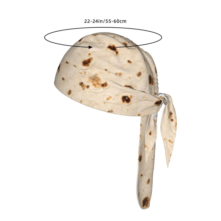 Tortilla Cycling Cap Quick Drying Cycling Bandana Head Tie Adjustable Moisture Wicking Unisex Fashion Sports Hat