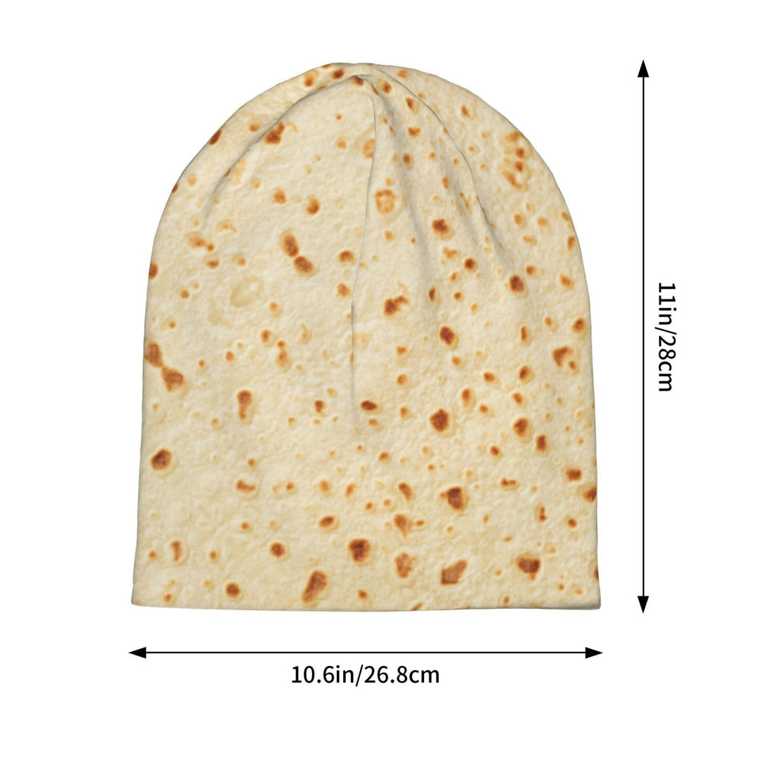 Tortilla Beanie Hat Headwear Skull Sleep Cap for Women Men Winter Running