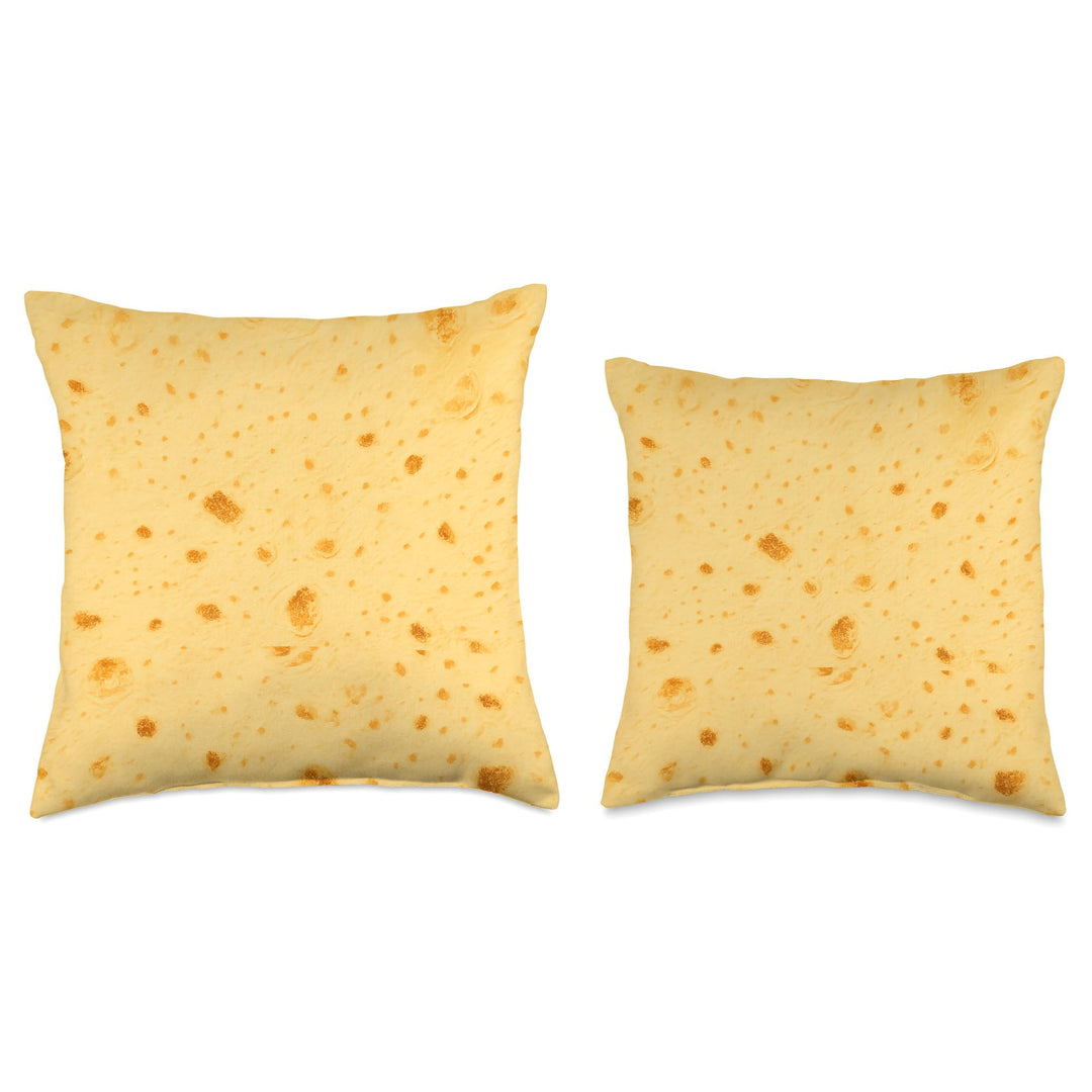 Tortilla Wrap Throw Pillow