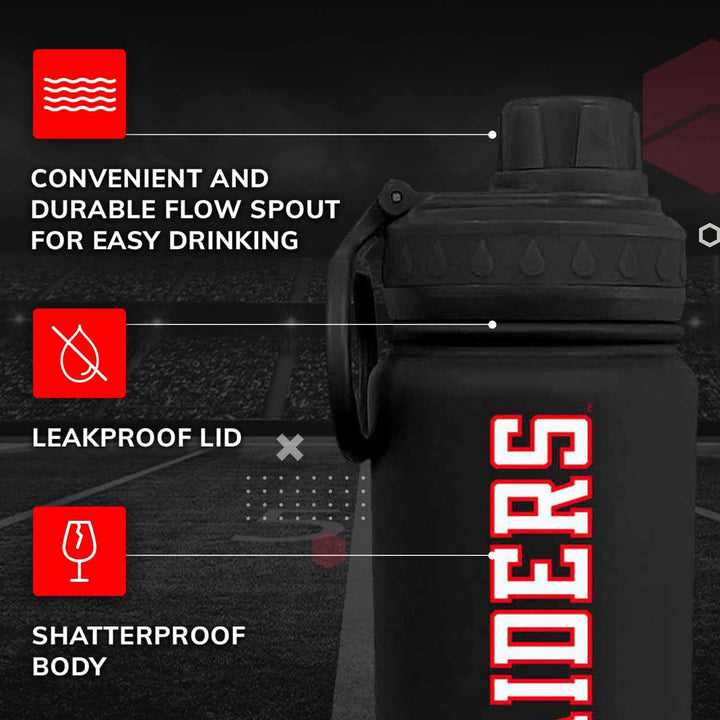 Texas Tech Red Raiders Stainless Steel Water Bottle 24 oz Insulated