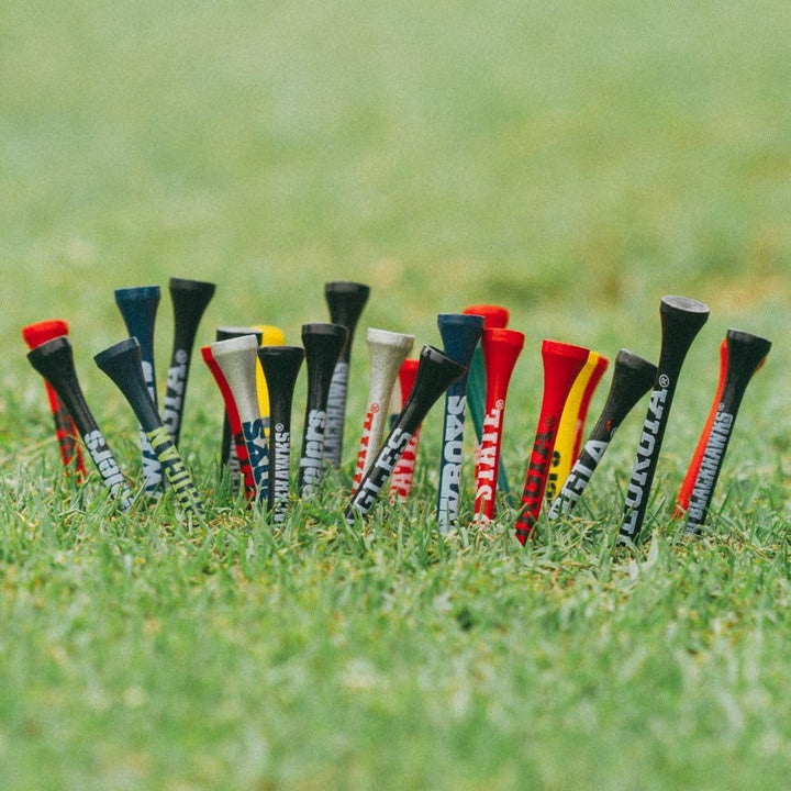 Team Golf NCAA Texas Tech Red Raiders Jar Of 175 Golf Tees 2-3/4" Golf Tees, 175 Pack, Regulation Size, Multi Team Colors