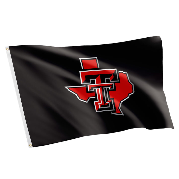 Desert Cactus Texas Tech University TTU Flag - 3 x 5 Feet Raiders Banner, Indoor/Outdoor Durable Fabric, 100% Polyester Design (Style Y)