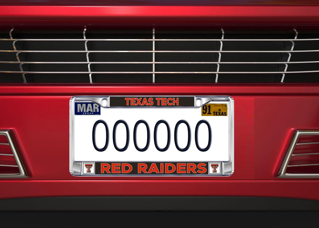 Decorvo Texas Tech License Plate Frame - Car Truck Accessory