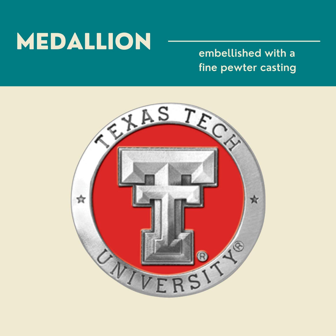 Texas Tech Capitol Decanter | Expertly Crafted Pewter Glass | 24 OZ