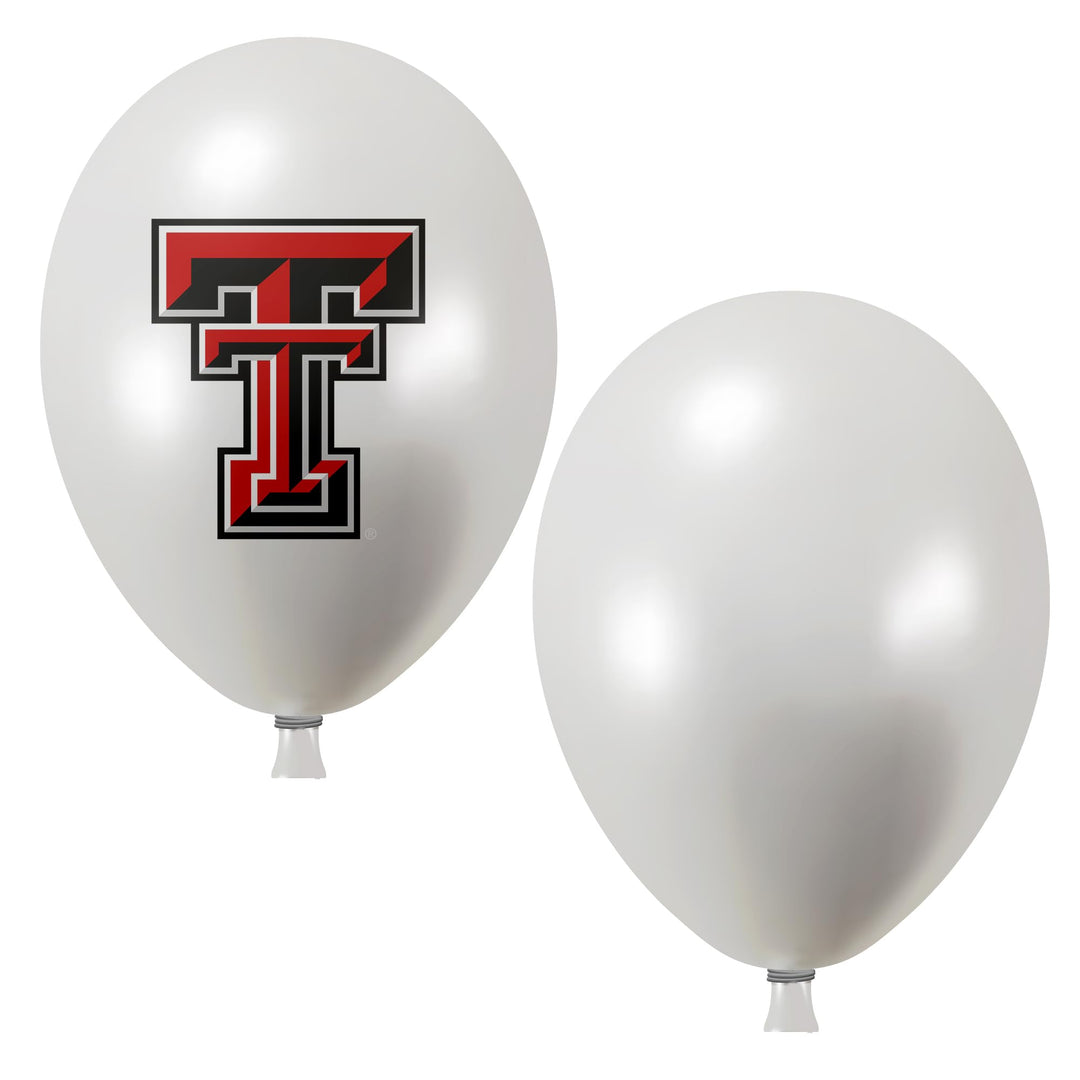 Texas Tech Red Raiders Balloons 10 Pack 11" Official Licensed Logos, Helium Quality Latex Balloons, Perfect for College Football Team Celebration, Decorated Front and Back by Westrick