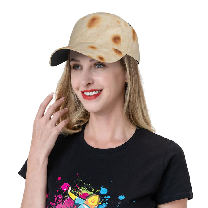 Tortilla Adjustable Dad Hat for Men Women, Curved Brim Casual Cap and Casual Wear