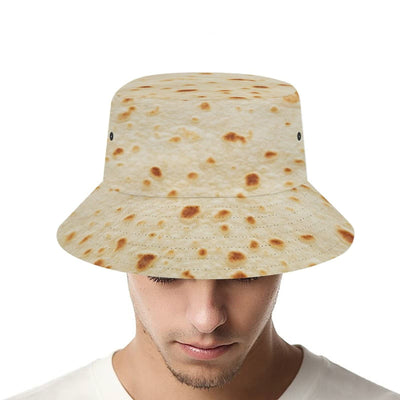 Burrito Tortilla Taco Bucket Hat for Women Food Novelty Fisherman Cap Funny Sun Hat for Men Hats for Teens Summer Outdoor Beach