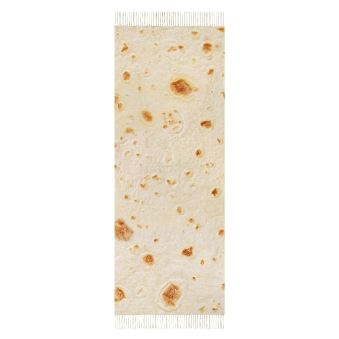 Burrito Tortilla Pattern Women's Autumn Winter Scarf Tassel Soft Warm Blanket Scarf Shawl 200x70cm
