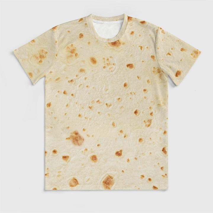 Mens Crewneck Short Sleeve T-Shirts Tortilla Tee Tops X-Large