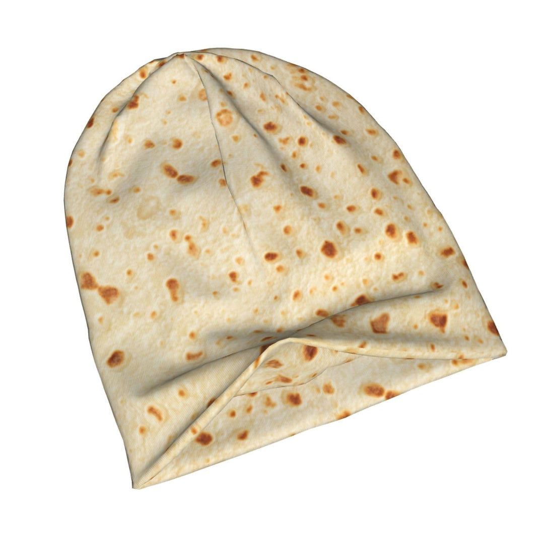 Tortilla Beanie Hat Headwear Skull Sleep Cap for Women Men Winter Running