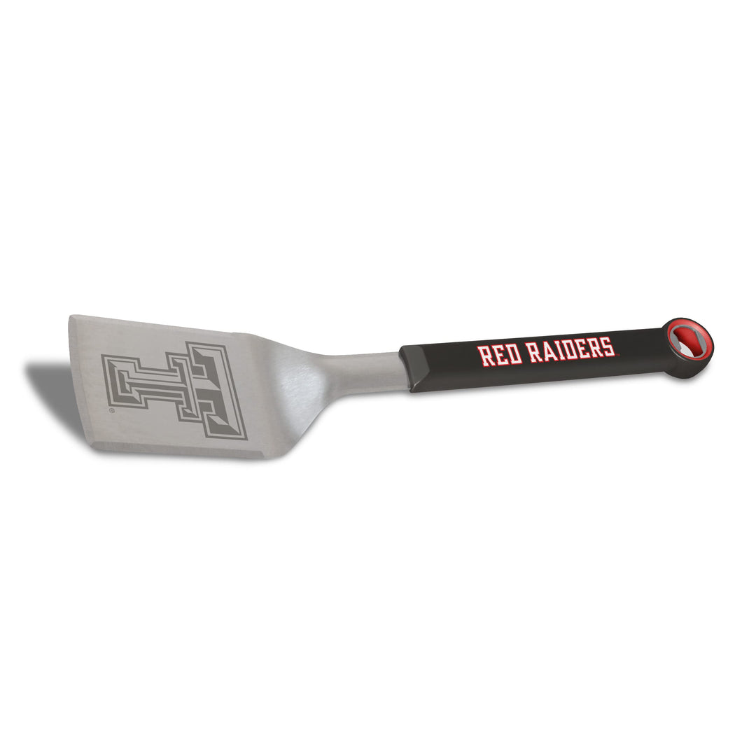 YouTheFan NCAA Texas Tech Red Raiders Stainless Steel BBQ Spatula with Bottle Opener