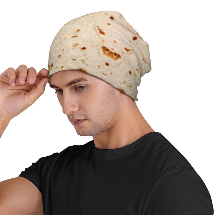 Tortilla Beanie Hats for Men Women Slouchy Beanies Knit Hat Skull Cap Headwear Caps