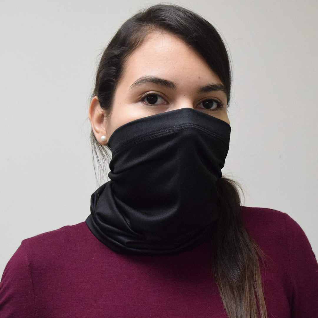 Texas Tech University Red Solid Logo Design Neck Gaiters for Men and Women - Four Way Stretch Fabric Breathable Neck Warmer