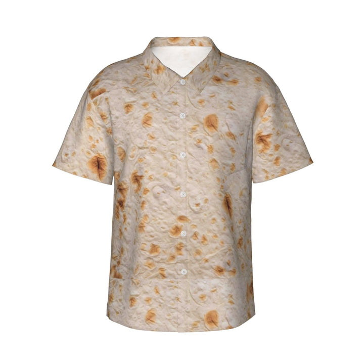 Tortilla Hawaiian Shirt Men Casual Shortsleeve Beach Party