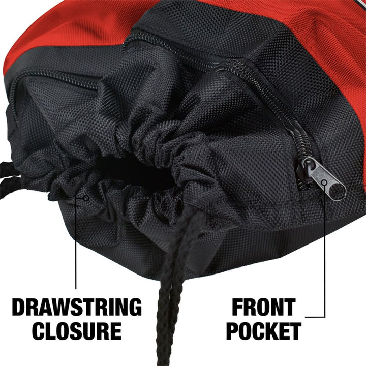Campus Lab Texas Tech University Primary Logo Drawstring Backpack Sports Bag Sackpack, Perfect for Gym, Yoga, Practice or Travel
