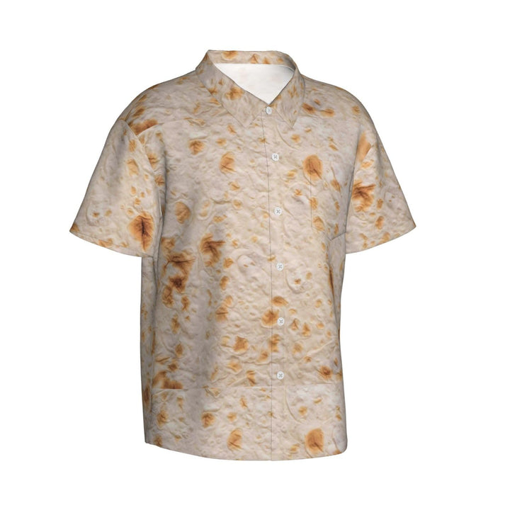 Tortilla Hawaiian Shirt Men Casual Shortsleeve Beach Party